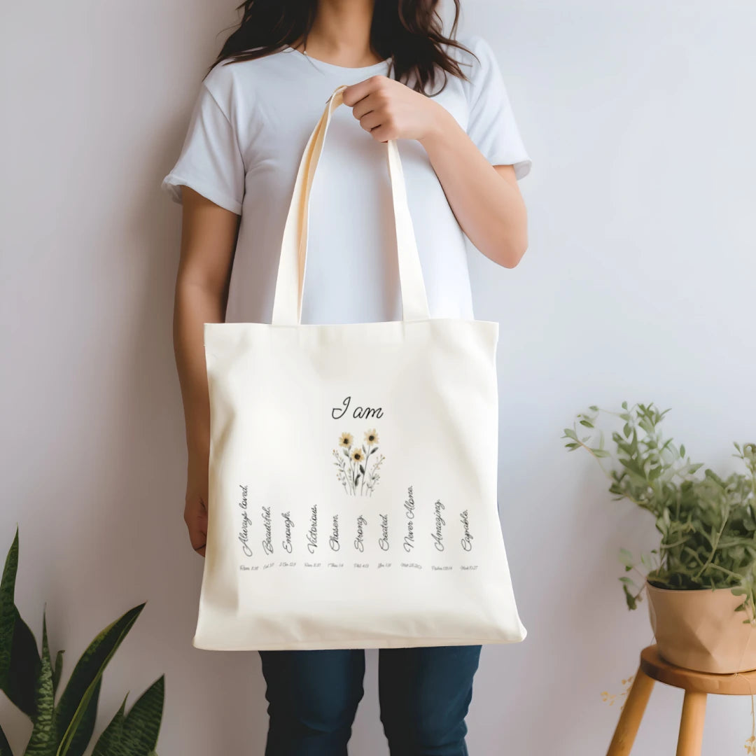 I am Tote bag
